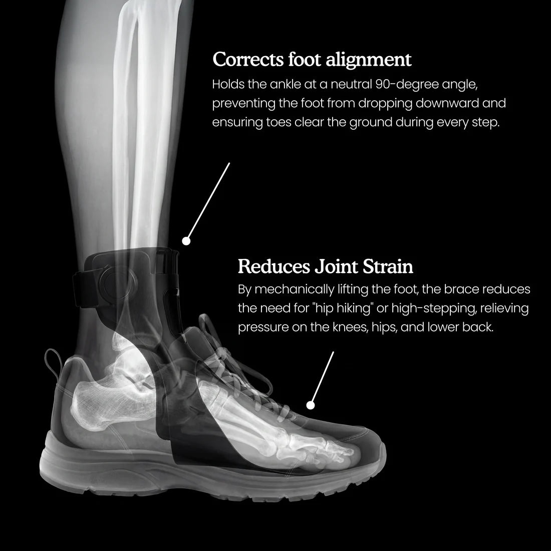 Dynamic Foot Support System AFO Brace