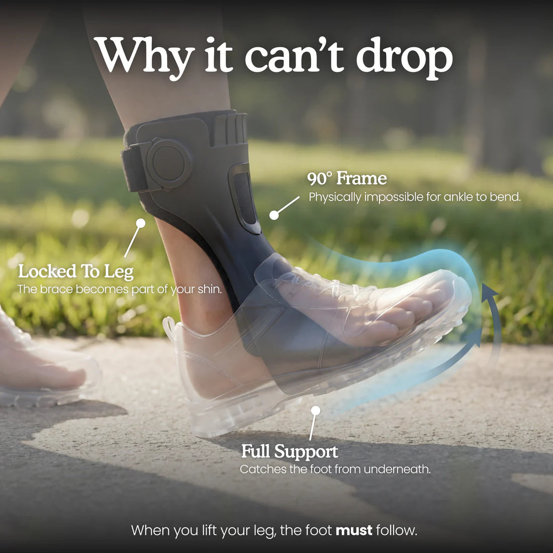 Dynamic Foot Support System AFO Brace