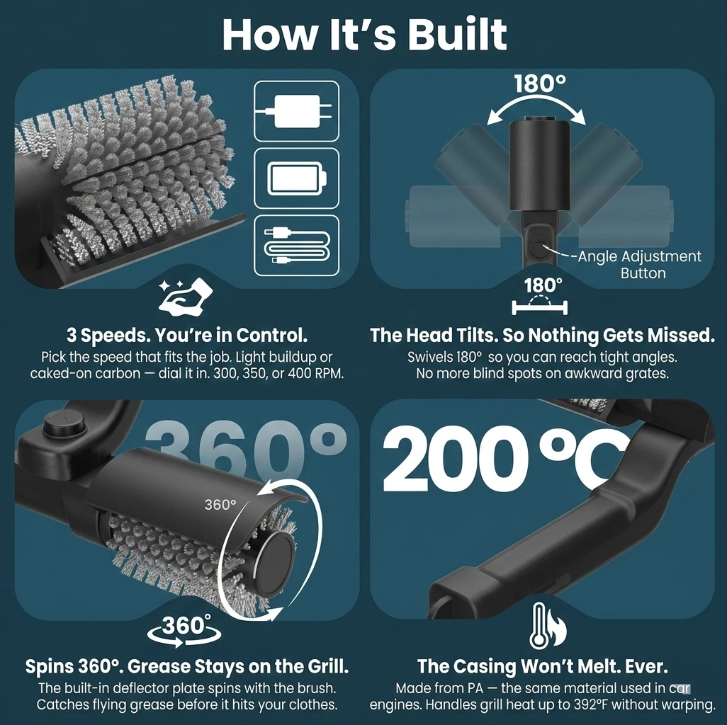 Valoxie - Electric Grill Cleaner